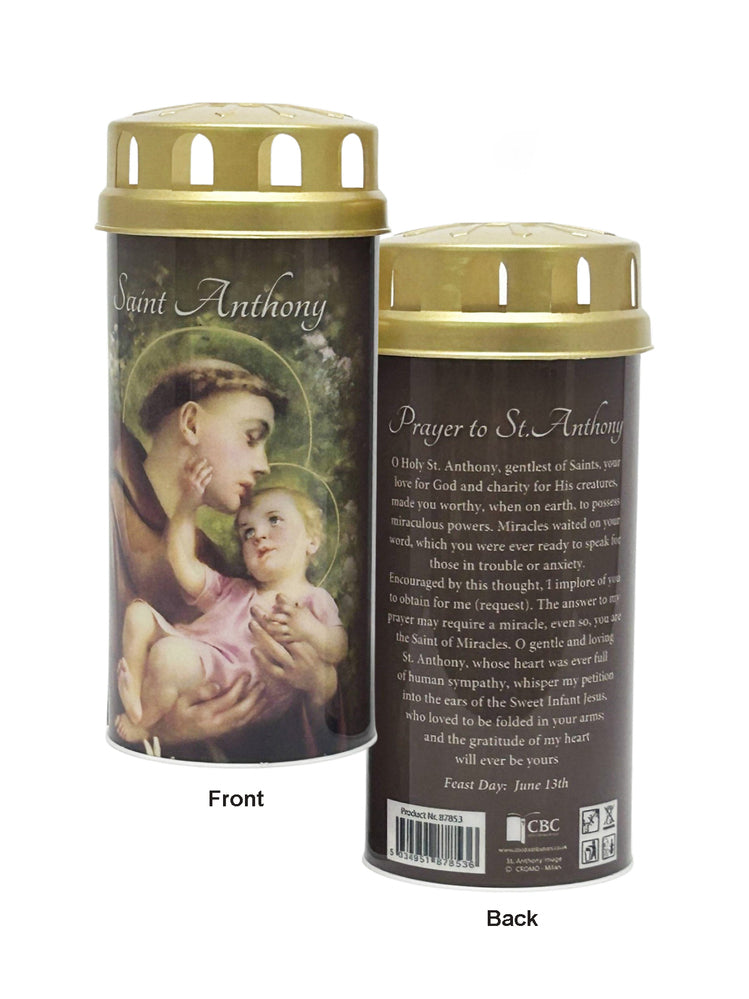 LED Devotional Candle - Saint Anthony
