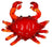 Zibo Glass Ornament - Crab Krabs