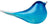 Zibo Glass Ornament - Blue Wren