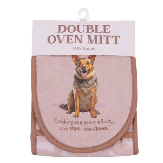 Splosh Cook's Companion - Australian Cattle Dog Double Oven Mitt