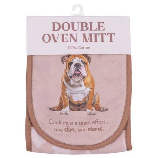 Splosh Cook's Companion - Bulldog Double Oven Mitt