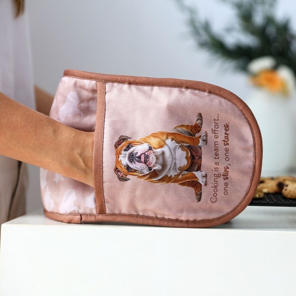 Splosh Cook's Companion - Bulldog Double Oven Mitt