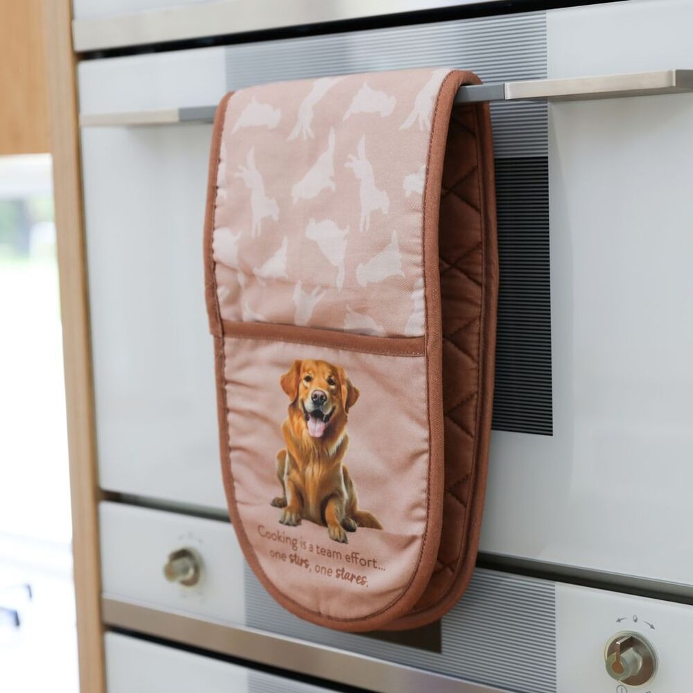 Splosh Cook's Companion - Golden Retriever Double Oven Mitt