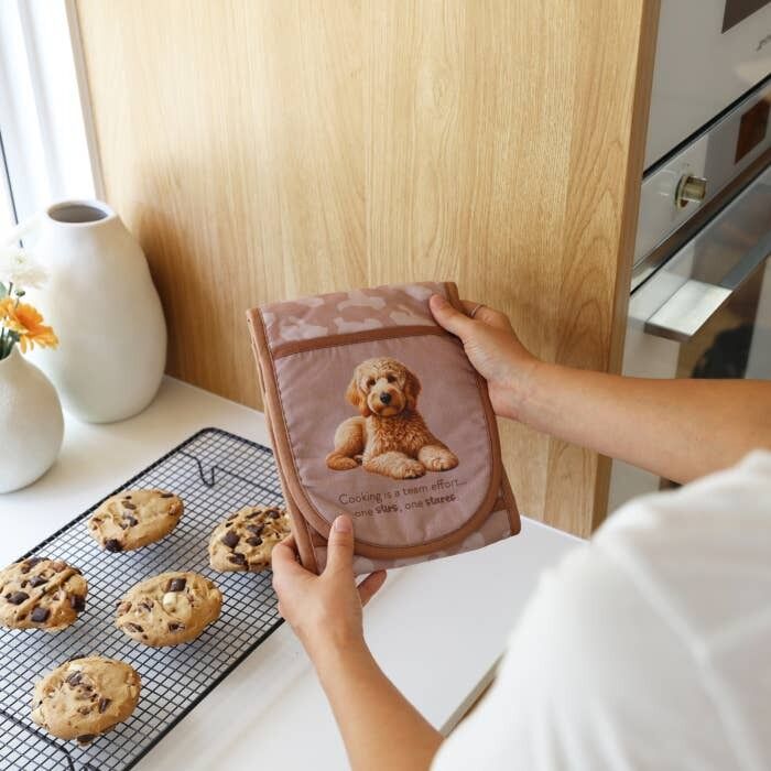 Splosh Cook's Companion - Labradoodle Double Oven Mitt