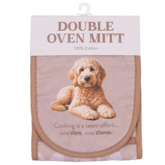 Splosh Cook's Companion - Labradoodle Double Oven Mitt