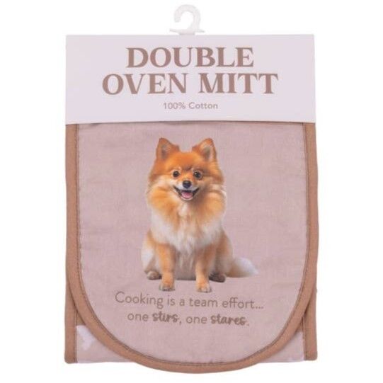 Splosh Cook's Companion - Pomeranian Double Oven Mitt