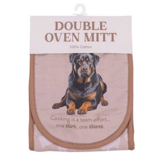 Splosh Cook's Companion - Rottweiler Double Oven Mitt