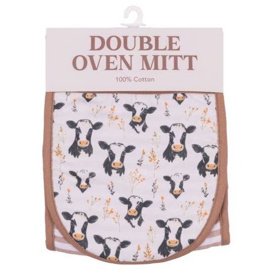 Splosh Cook's Companion - Cow Double Oven Mitt