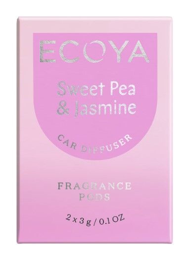 Ecoya Car Diffuser Refill - Sweet Pea & Jasmine