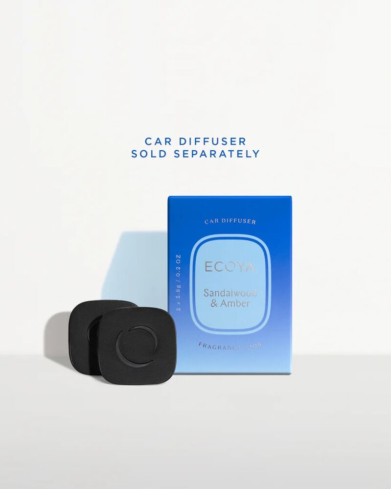 Ecoya Car Diffuser Pod - Sandalwood & Amber
