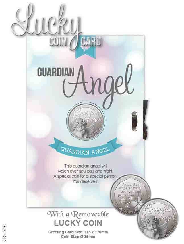 Lucky Coin Card - Guardian Angel