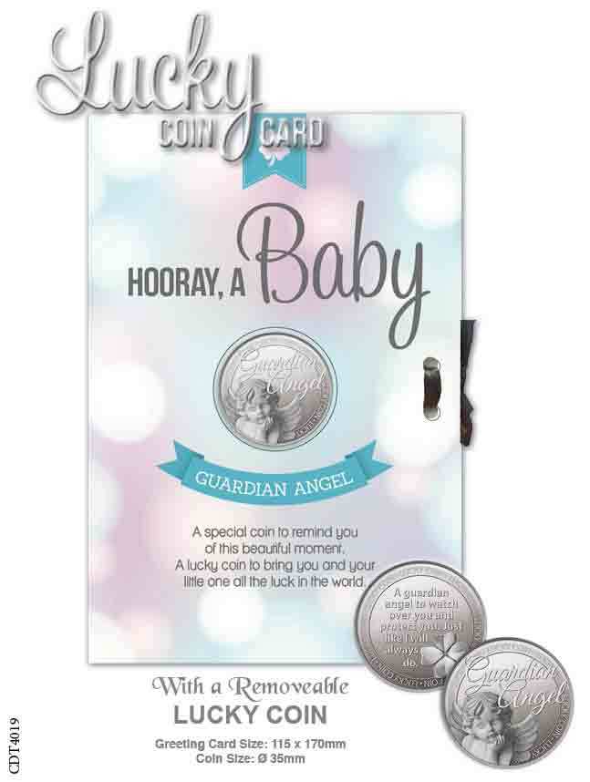 Lucky Coin Card - Hooray A Baby