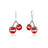 Couture Kingdom - Coca Cola - Cherry Drop Earrings White Gold