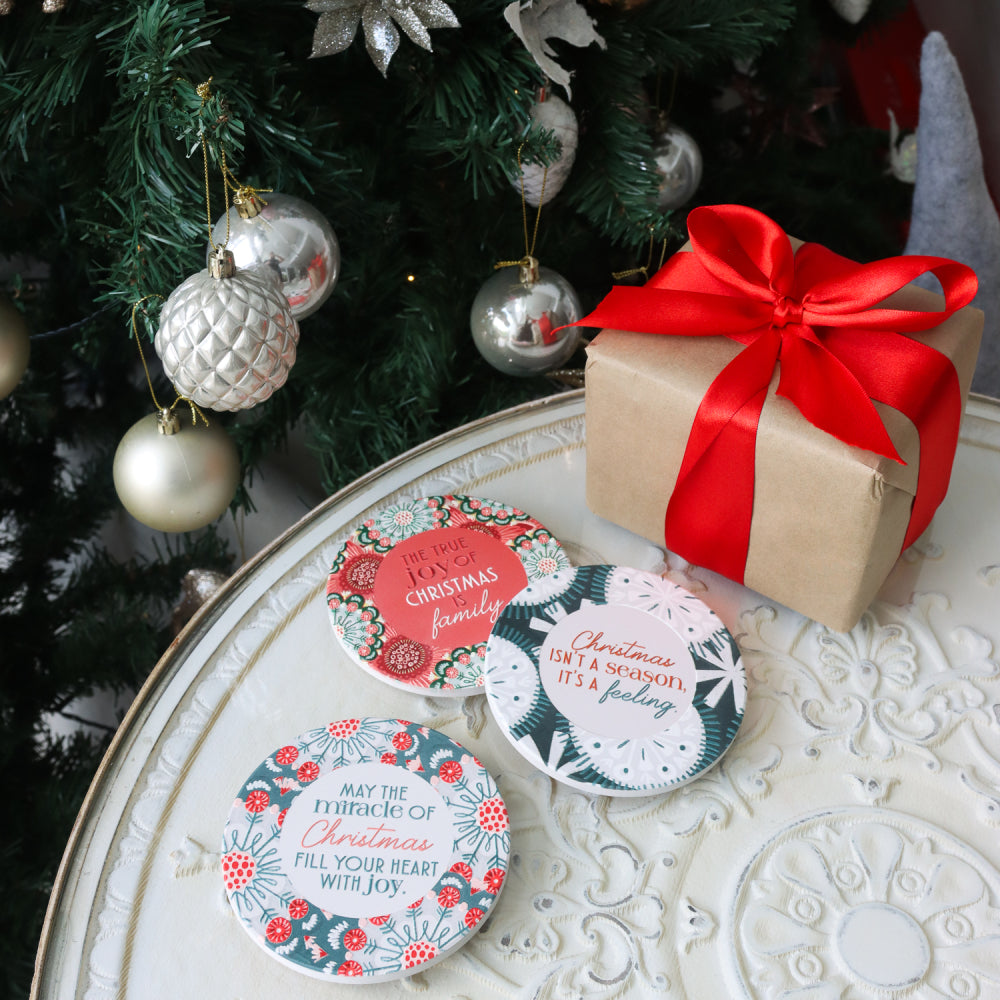 Splosh Christmas - Christmas Family Ceramic Coaster