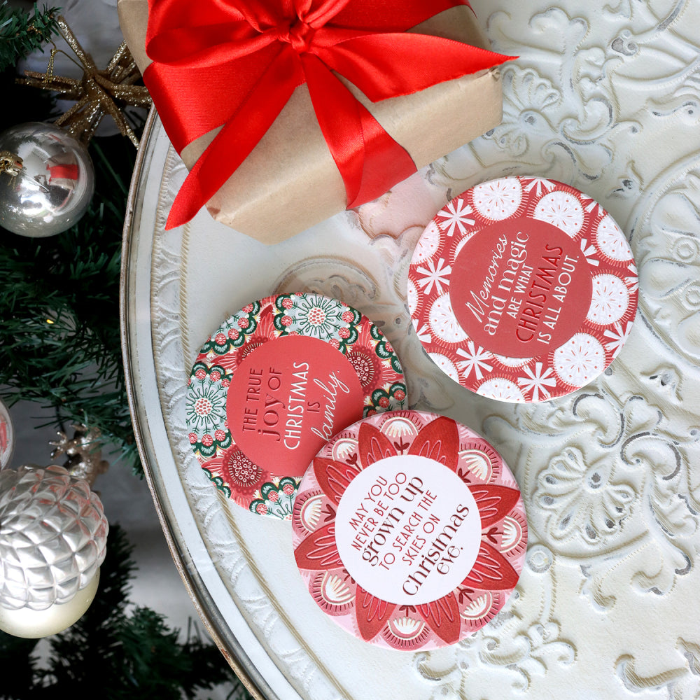 Splosh Christmas - Christmas Skies Ceramic Coaster