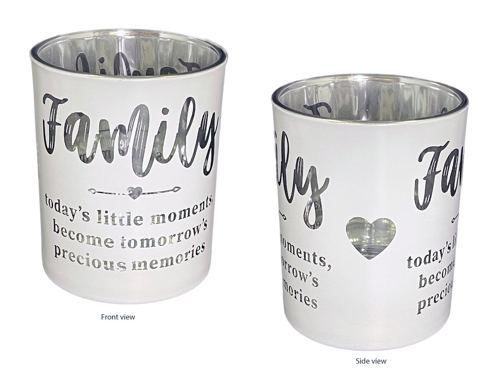 Religious Gifting Shine Bright Candle Holder - Family