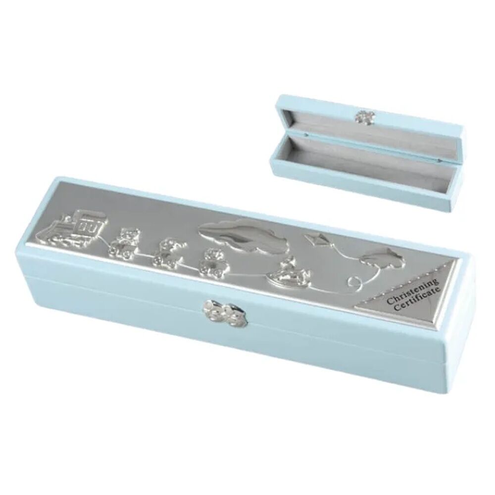 Christening Certificate Holder - Blue