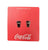 Couture Kingdom - Coca Cola - Coke Glass Stud Earrings White Gold