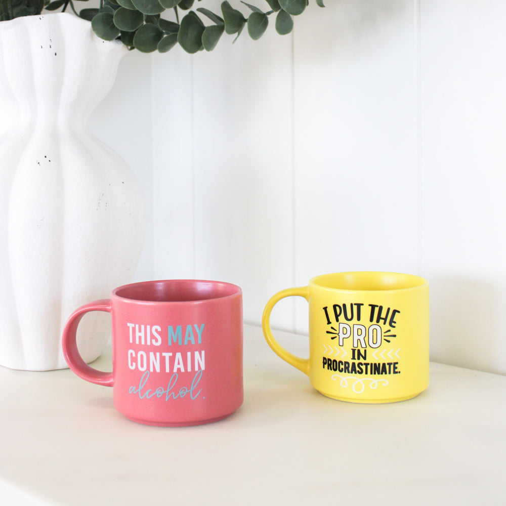 Splosh Cheeky Mug - This May Contain Alcohol