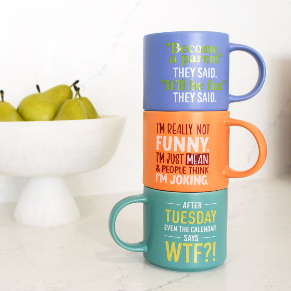 Splosh Cheeky Mug - After Tuesday Even The Calender Says WTF?!