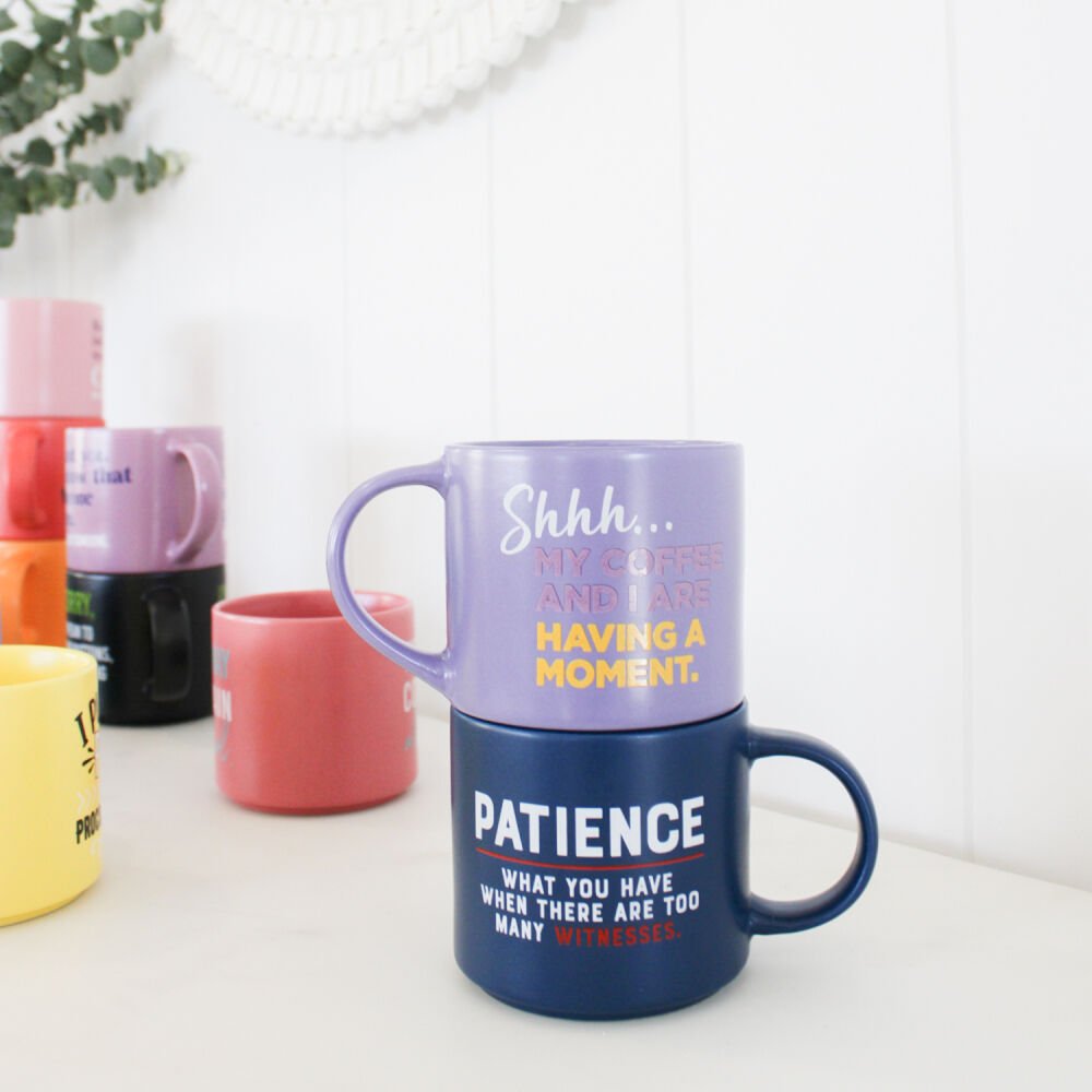 Splosh Cheeky Mug - Shhh My Coffee And I Are Having A Moment