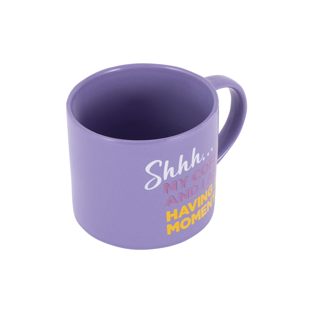 Splosh Cheeky Mug - Shhh My Coffee And I Are Having A Moment