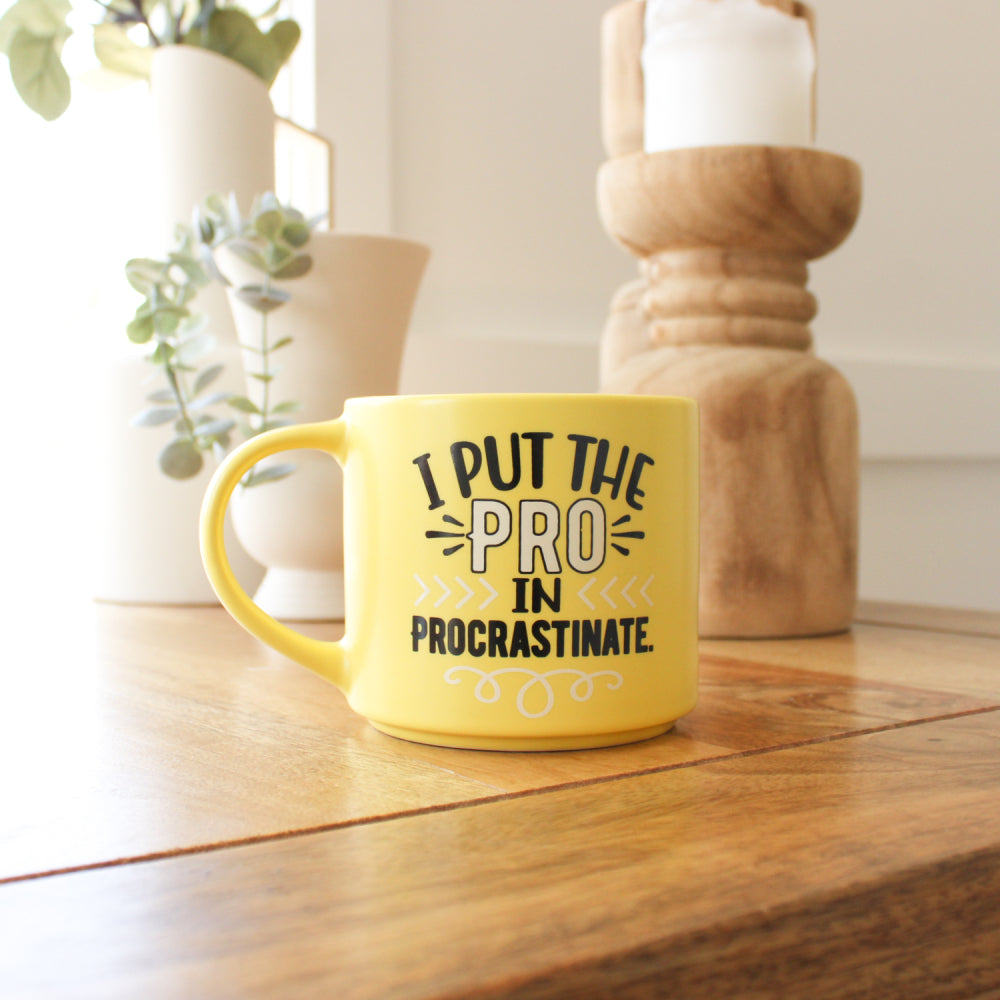Splosh Cheeky Mug - I Put The Pro In Procrastinate