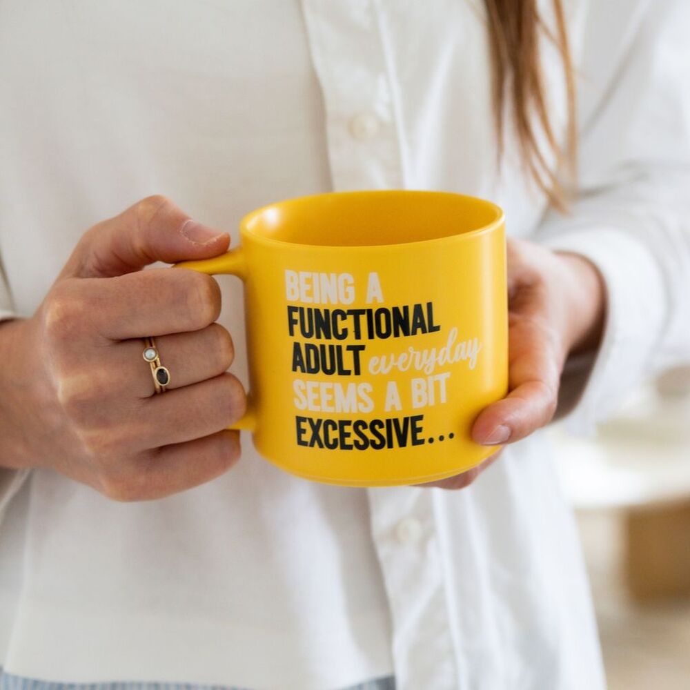 Splosh Cheeky Mug - Being A Functional Adult seems a bit excessive