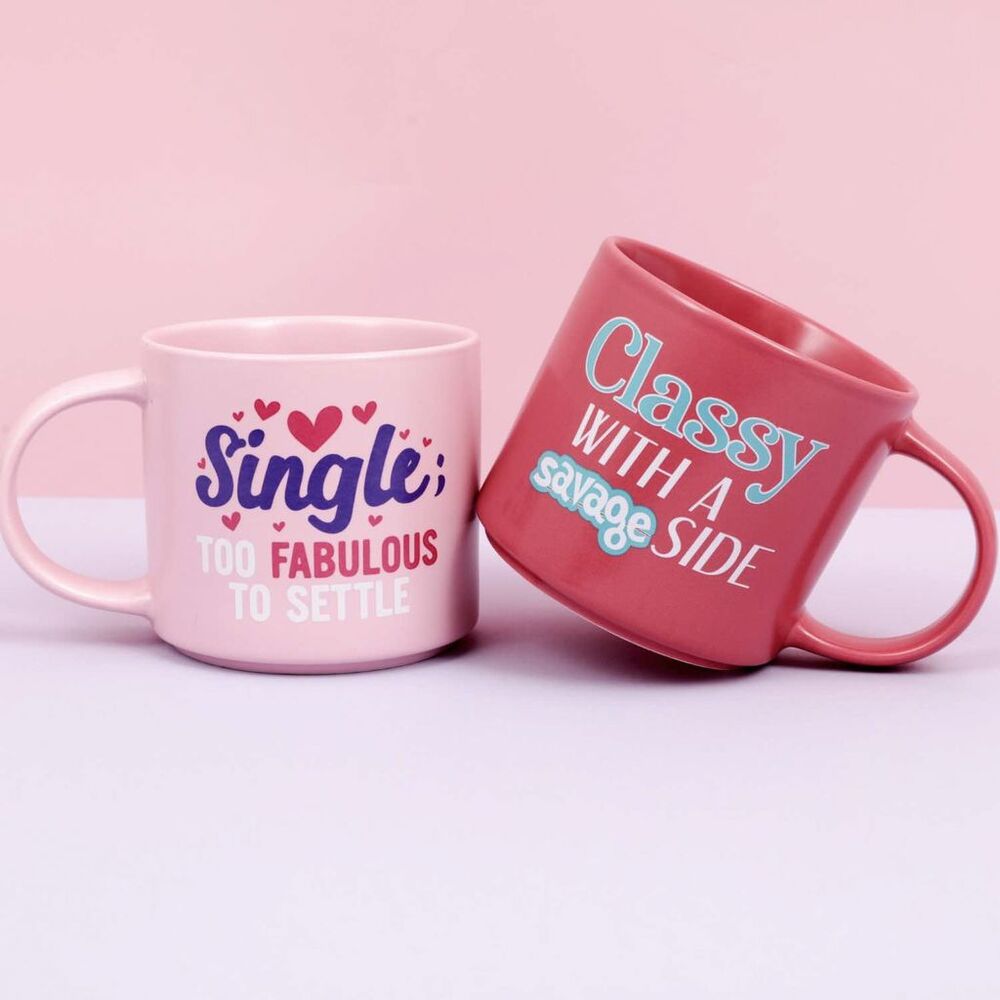 Splosh Cheeky Mug - Classy With A Savage Side