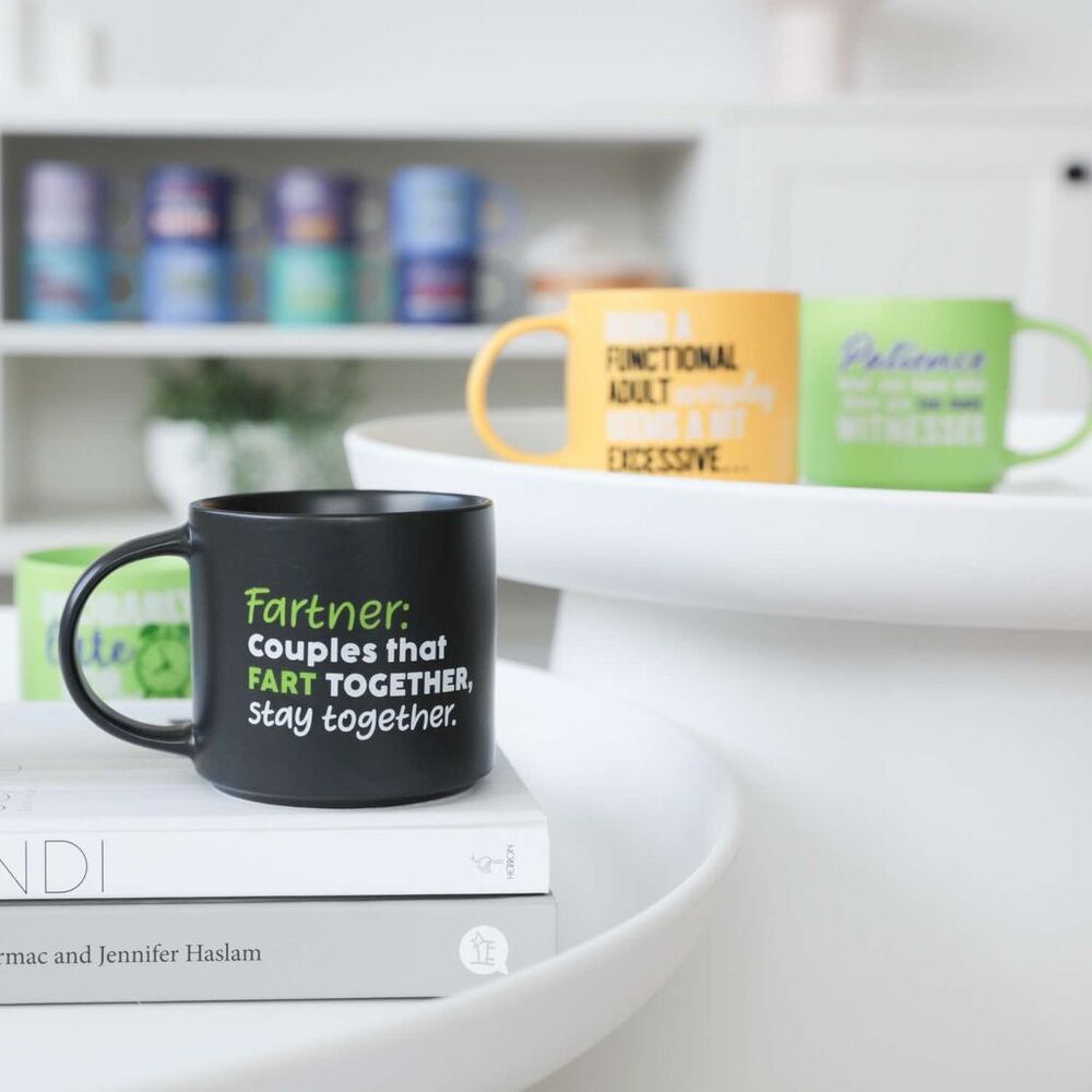 Splosh Cheeky Mug - Fartner: Couples That Fart Together Stay Together
