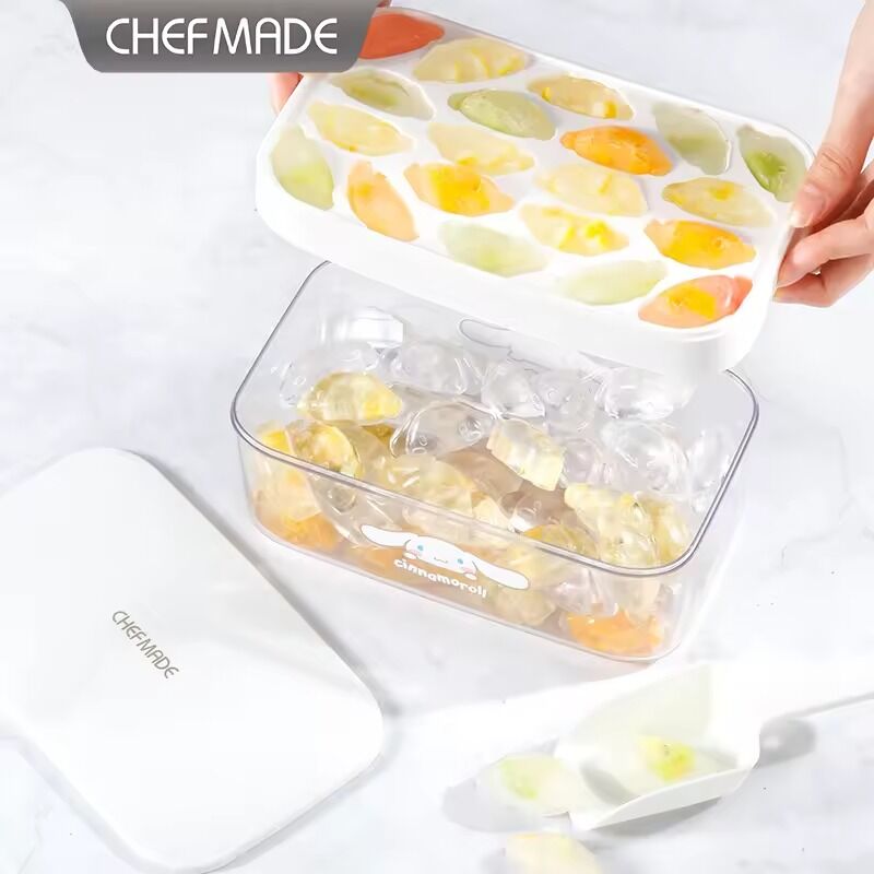 Chefmade x Sanrio - Cinnamoroll Ice Cube Tray with Lid & Bin
