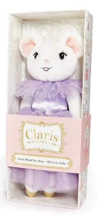 Claris The Mouse - Oh La La Lilac Plush Doll