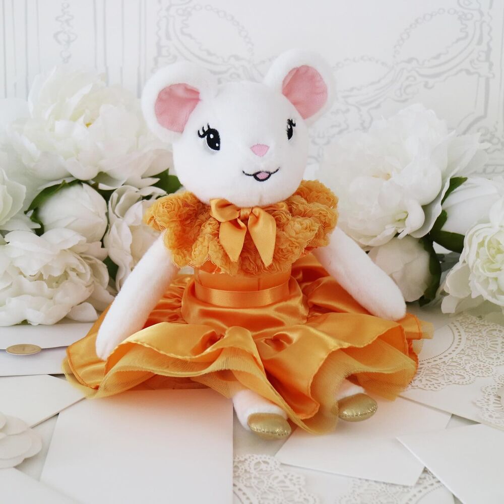 Claris The Mouse - Tres Chic Tangerine Plush Doll