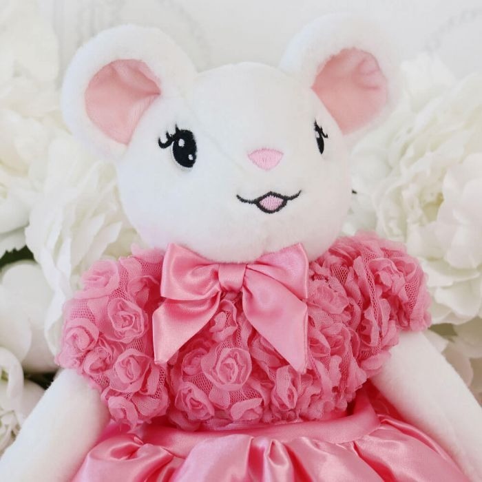 Claris The Mouse - Belle Fleur Rose Large Plush Doll