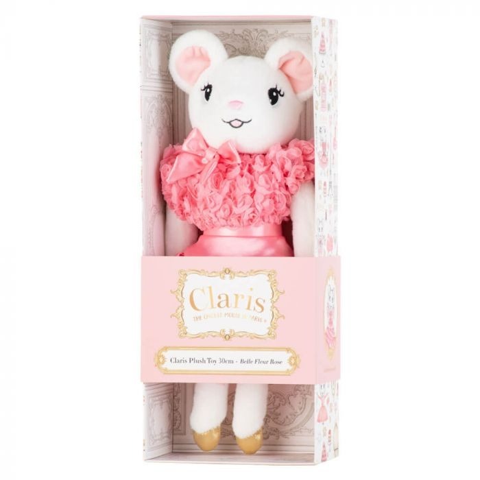 Claris The Mouse - Belle Fleur Rose Large Plush Doll