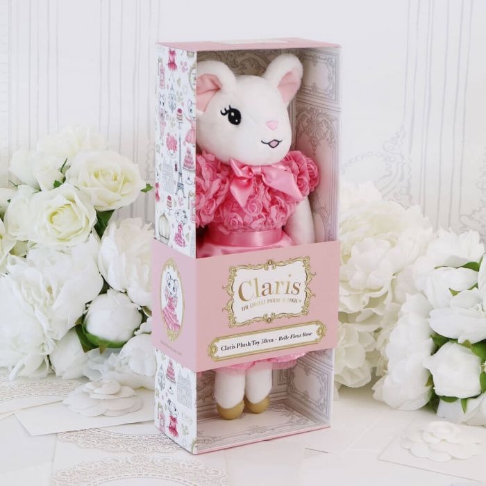Claris The Mouse - Belle Fleur Rose Large Plush Doll