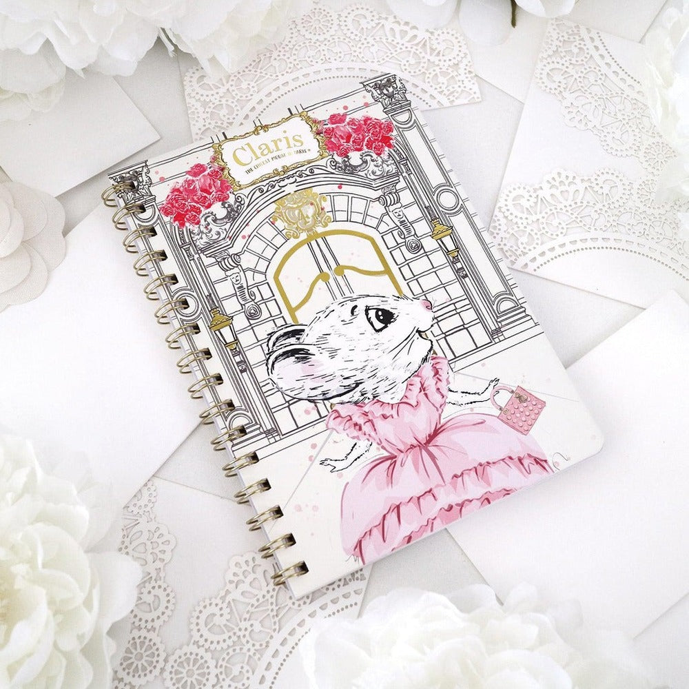 Claris The Mouse - A5 Spiral Notebook