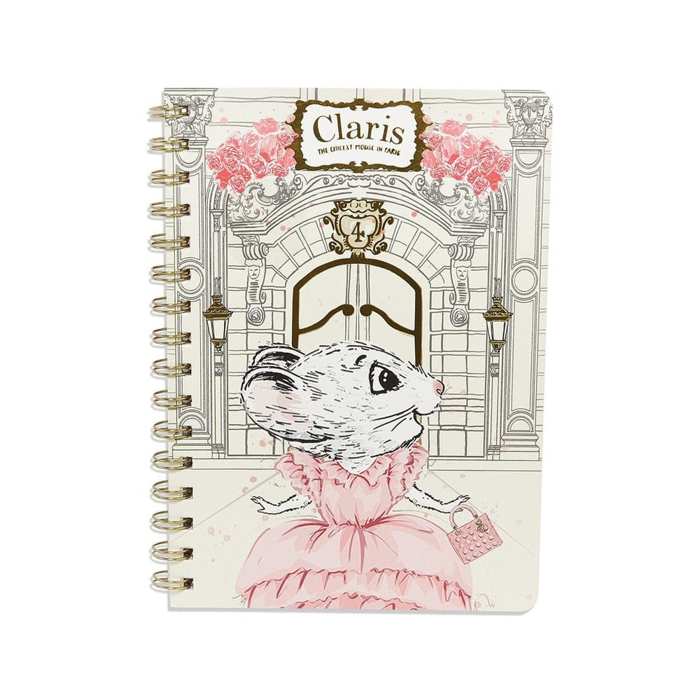 Claris The Mouse - A5 Spiral Notebook