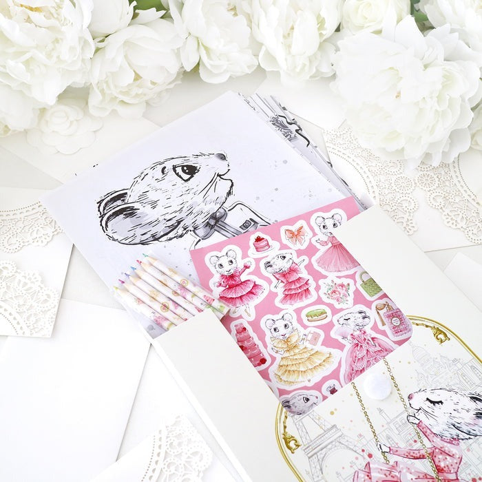 Claris The Mouse - Colouring Set