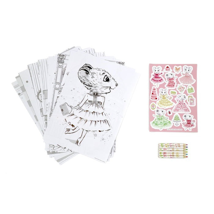 Claris The Mouse - Colouring Set