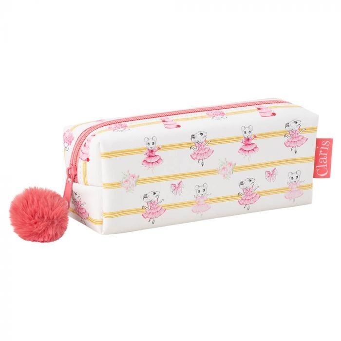 Claris The Mouse - Pencil Case with Pom Pom