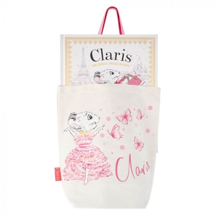 Claris The Mouse - Canvas Book Bag