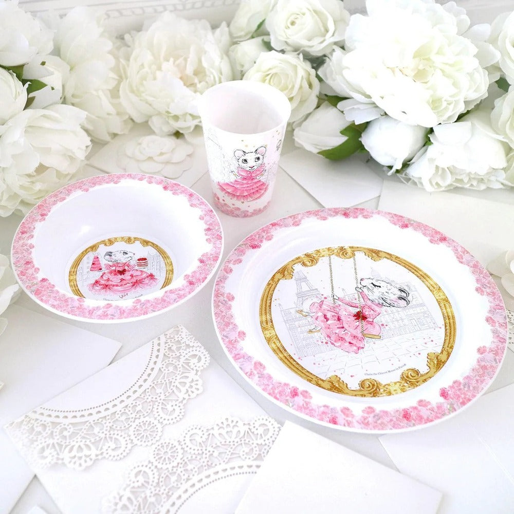 Claris The Mouse - Dinner Set 3pc
