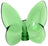 Zibo Glass Ornament - Butterfly Green