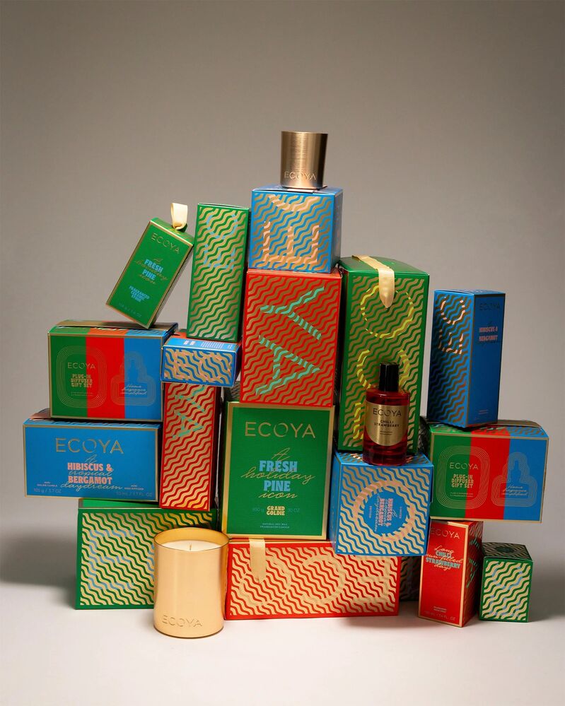 Ecoya Holiday Collection Mini Reed Diffuser - Chilli Strawberry