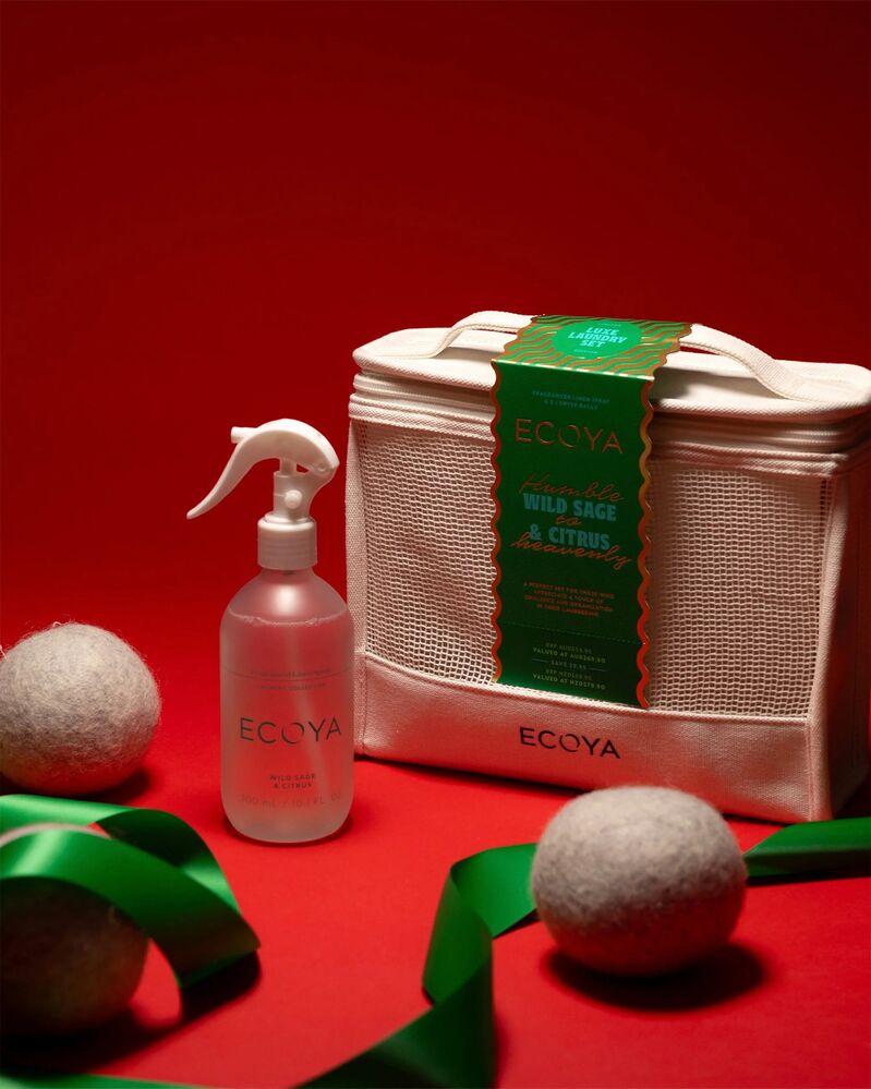 Ecoya Holiday Collection Fresh Laundry Set - Wild Sage & Citrus