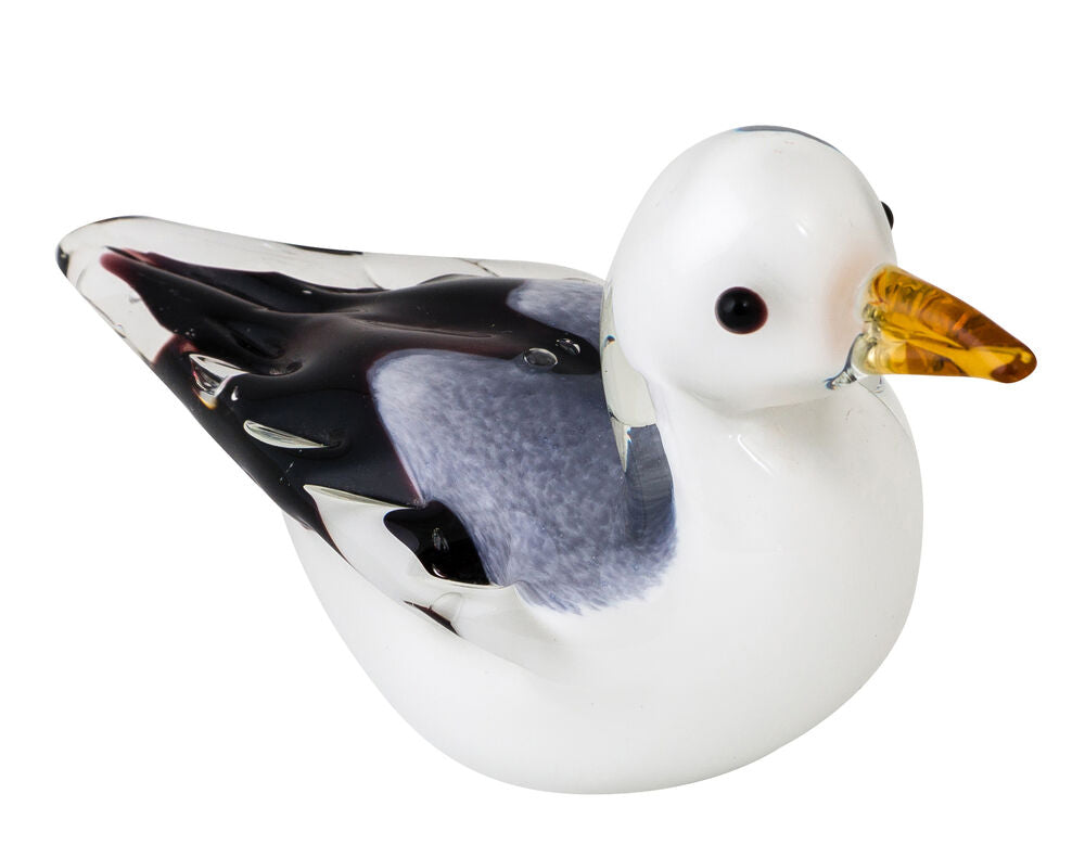 Zibo Glass Ornament - Miniature Seagull Jonathan Livingston