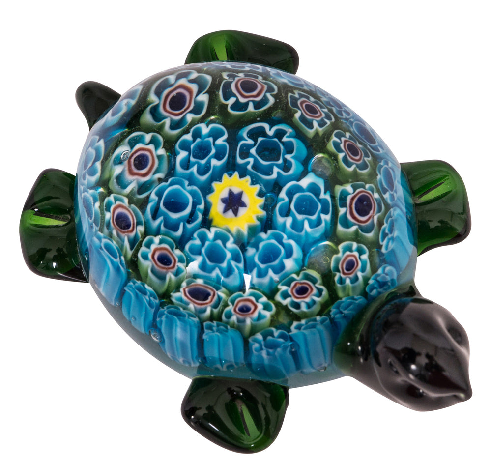 Zibo Glass Ornament - Miniature Turtle