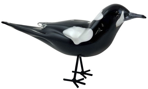 Zibo Glass Ornament - Miniature Magpie