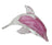 Zibo Glass Ornament - Miniature Dolphin Tucuxi